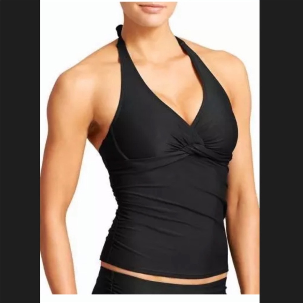NWT Athleta Tara halter tabobo Swim Top sz 32B